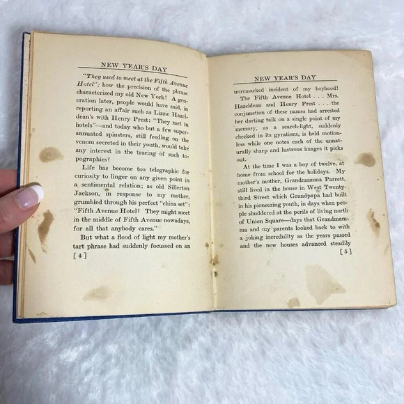 Vintage Book by Edith Wharton New Years Day 1st Edition 1924 Print - Picture 11 of 13